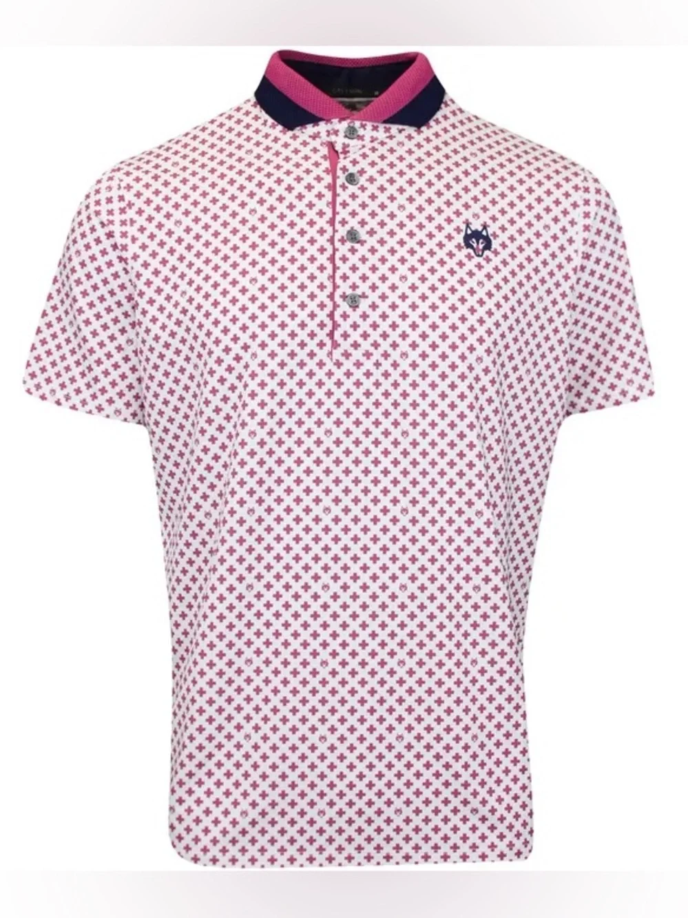 Greyson Men's Love + Loyalty Short Sleeve Polo Shirt Pink Size XXL Golf Preppy - Picture 1 of 13